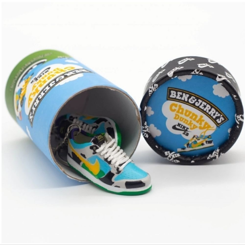 Mini SB Dunks Ben & Jerry's Keychain